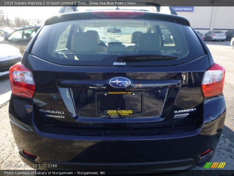 Deep Sea Blue Pearl / Ivory 2015 Subaru Impreza 2.0i Sport Limited 5 Door