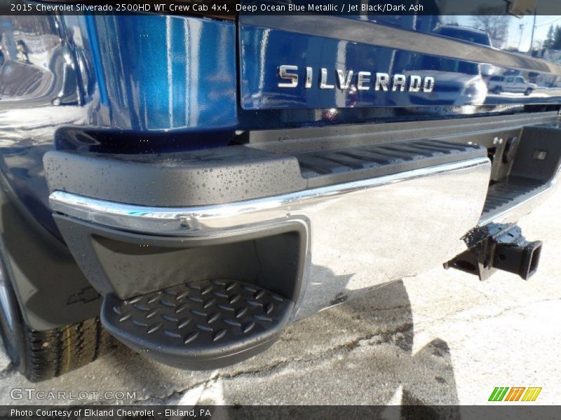 Deep Ocean Blue Metallic / Jet Black/Dark Ash 2015 Chevrolet Silverado 2500HD WT Crew Cab 4x4