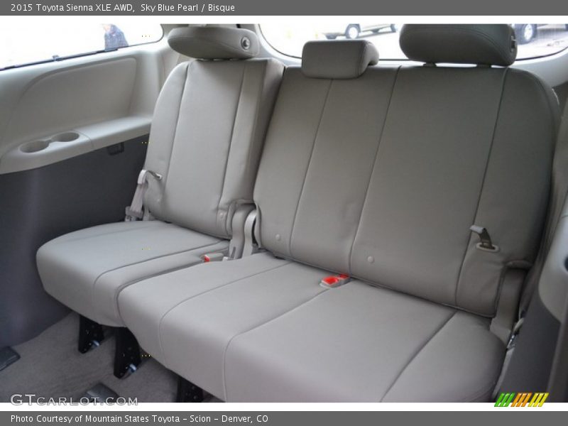 Sky Blue Pearl / Bisque 2015 Toyota Sienna XLE AWD
