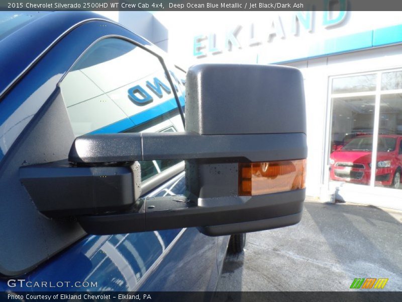 Deep Ocean Blue Metallic / Jet Black/Dark Ash 2015 Chevrolet Silverado 2500HD WT Crew Cab 4x4