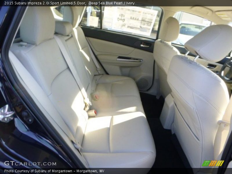 Rear Seat of 2015 Impreza 2.0i Sport Limited 5 Door