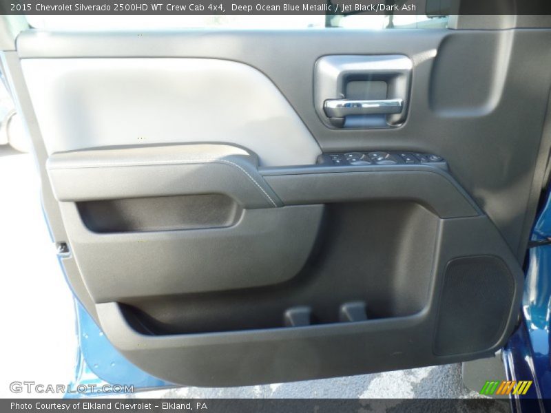 Deep Ocean Blue Metallic / Jet Black/Dark Ash 2015 Chevrolet Silverado 2500HD WT Crew Cab 4x4