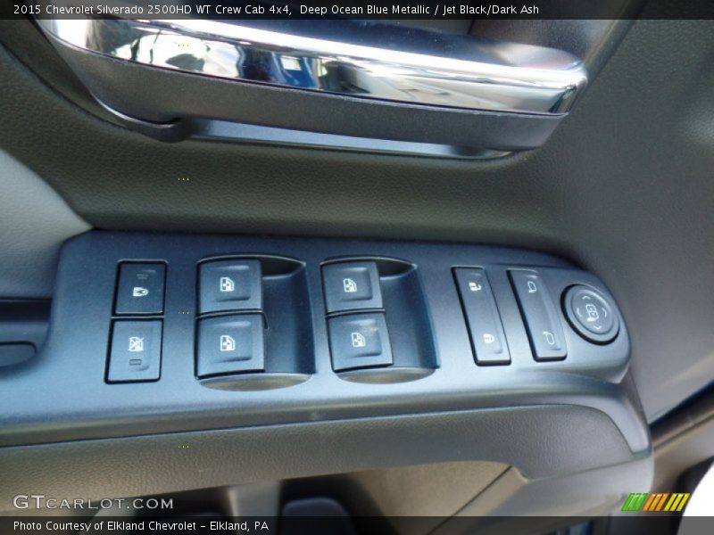 Deep Ocean Blue Metallic / Jet Black/Dark Ash 2015 Chevrolet Silverado 2500HD WT Crew Cab 4x4