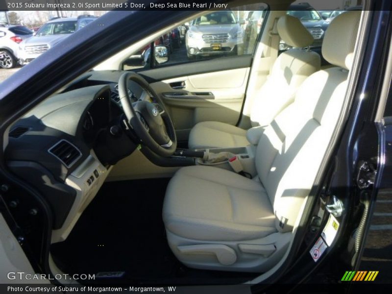 Deep Sea Blue Pearl / Ivory 2015 Subaru Impreza 2.0i Sport Limited 5 Door