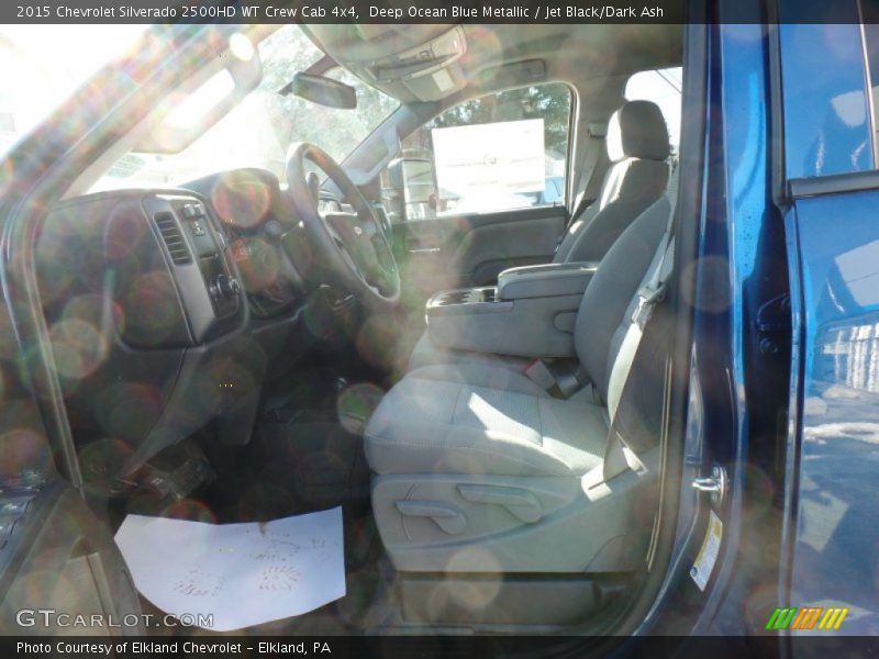 Deep Ocean Blue Metallic / Jet Black/Dark Ash 2015 Chevrolet Silverado 2500HD WT Crew Cab 4x4