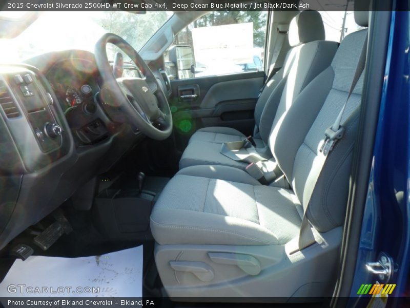 Deep Ocean Blue Metallic / Jet Black/Dark Ash 2015 Chevrolet Silverado 2500HD WT Crew Cab 4x4