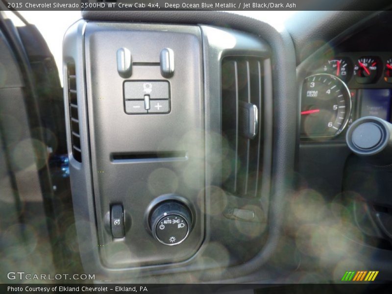 Deep Ocean Blue Metallic / Jet Black/Dark Ash 2015 Chevrolet Silverado 2500HD WT Crew Cab 4x4