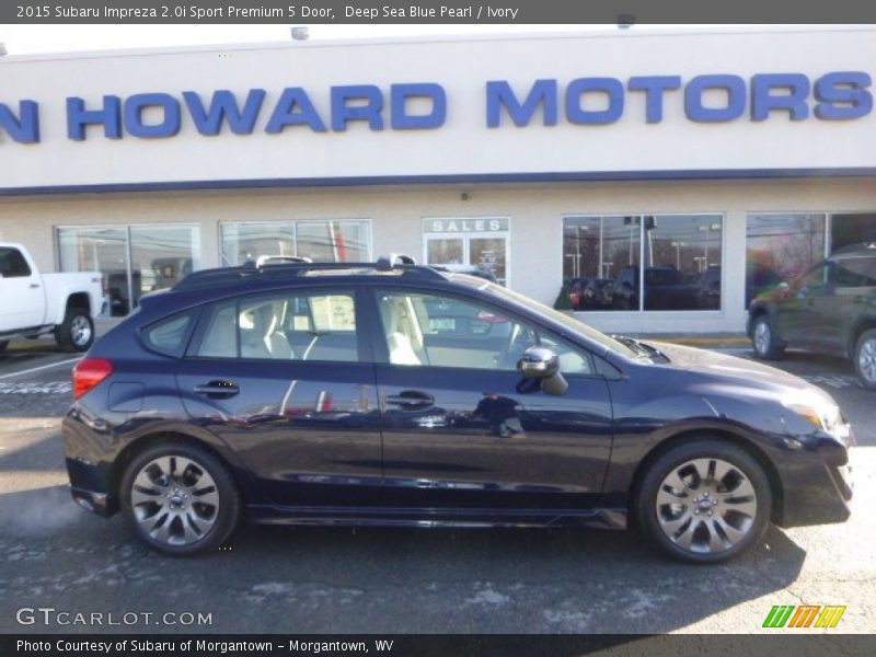 Deep Sea Blue Pearl / Ivory 2015 Subaru Impreza 2.0i Sport Premium 5 Door