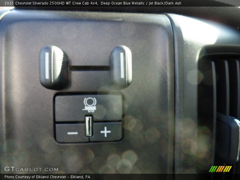 Deep Ocean Blue Metallic / Jet Black/Dark Ash 2015 Chevrolet Silverado 2500HD WT Crew Cab 4x4
