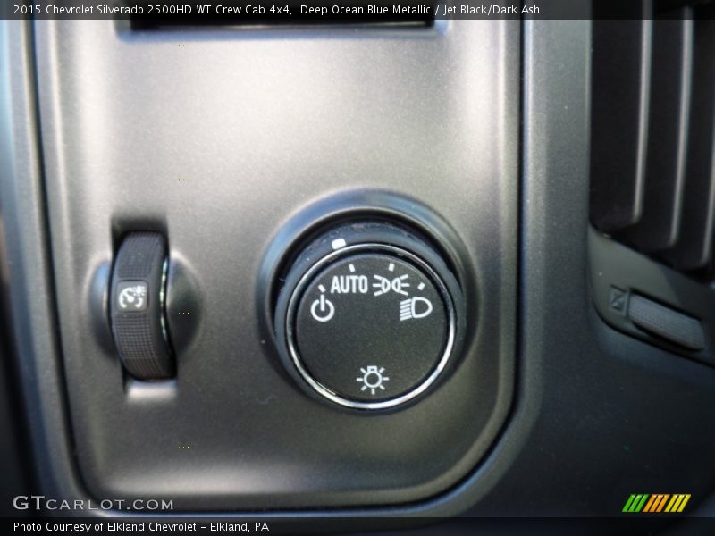 Deep Ocean Blue Metallic / Jet Black/Dark Ash 2015 Chevrolet Silverado 2500HD WT Crew Cab 4x4