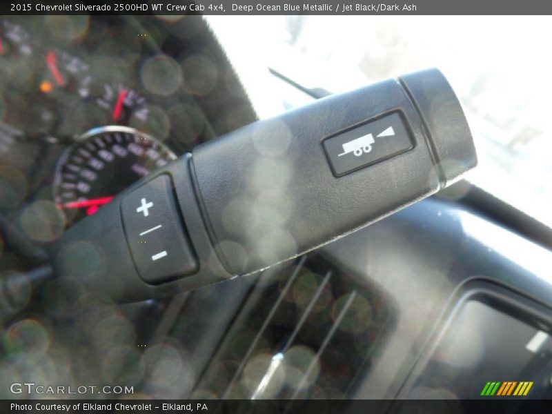 Deep Ocean Blue Metallic / Jet Black/Dark Ash 2015 Chevrolet Silverado 2500HD WT Crew Cab 4x4