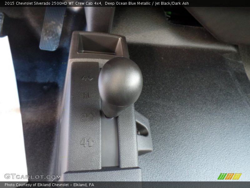 Deep Ocean Blue Metallic / Jet Black/Dark Ash 2015 Chevrolet Silverado 2500HD WT Crew Cab 4x4