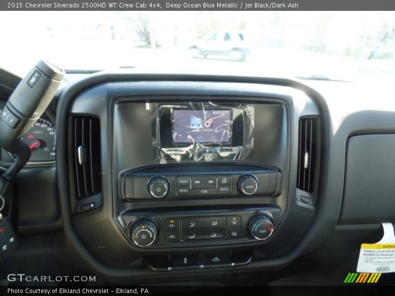 Deep Ocean Blue Metallic / Jet Black/Dark Ash 2015 Chevrolet Silverado 2500HD WT Crew Cab 4x4