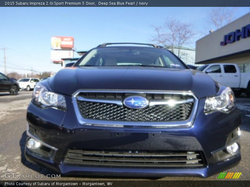 Deep Sea Blue Pearl / Ivory 2015 Subaru Impreza 2.0i Sport Premium 5 Door