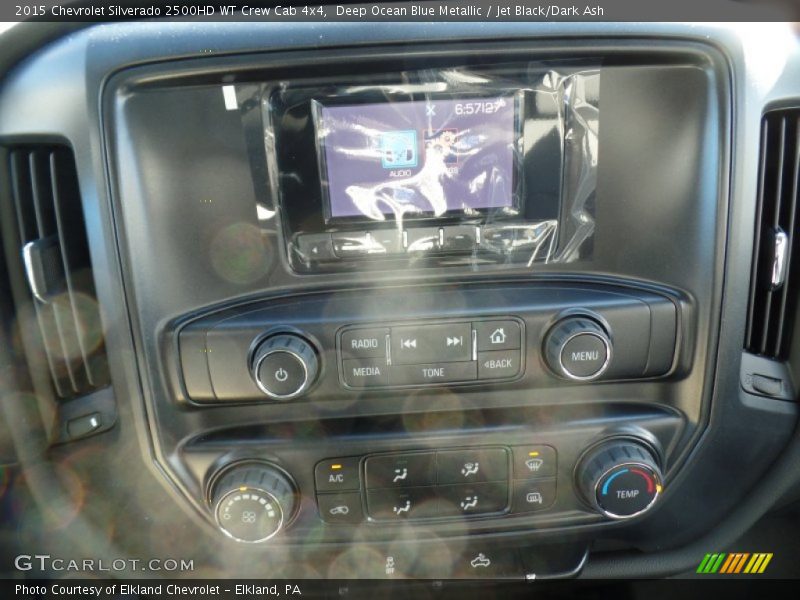 Deep Ocean Blue Metallic / Jet Black/Dark Ash 2015 Chevrolet Silverado 2500HD WT Crew Cab 4x4