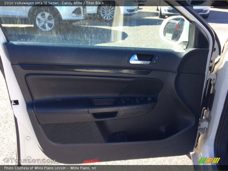 Candy White / Titan Black 2010 Volkswagen Jetta SE Sedan