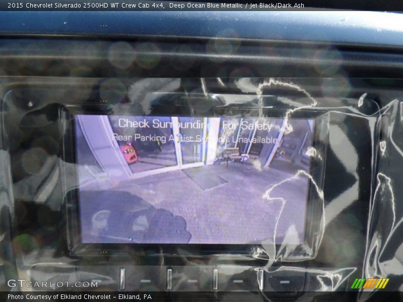 Deep Ocean Blue Metallic / Jet Black/Dark Ash 2015 Chevrolet Silverado 2500HD WT Crew Cab 4x4