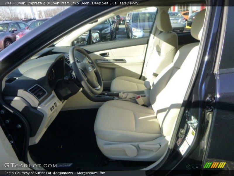 Deep Sea Blue Pearl / Ivory 2015 Subaru Impreza 2.0i Sport Premium 5 Door