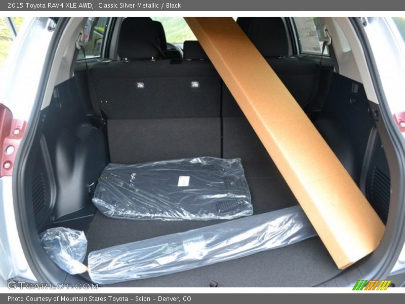 Classic Silver Metallic / Black 2015 Toyota RAV4 XLE AWD