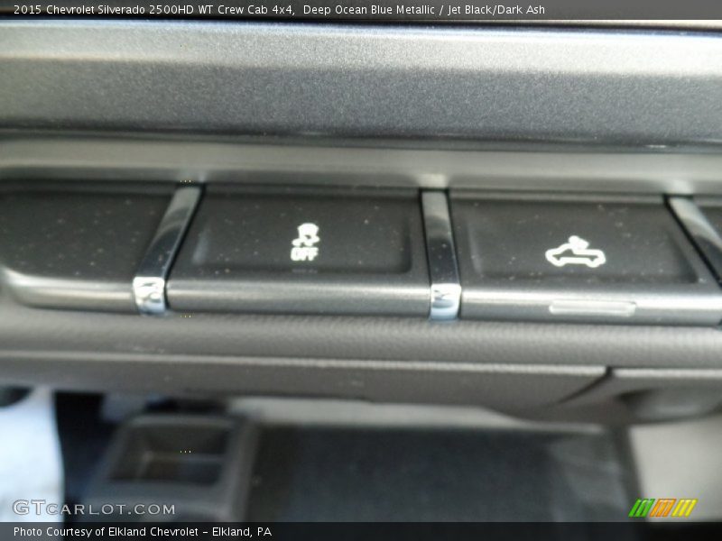 Deep Ocean Blue Metallic / Jet Black/Dark Ash 2015 Chevrolet Silverado 2500HD WT Crew Cab 4x4