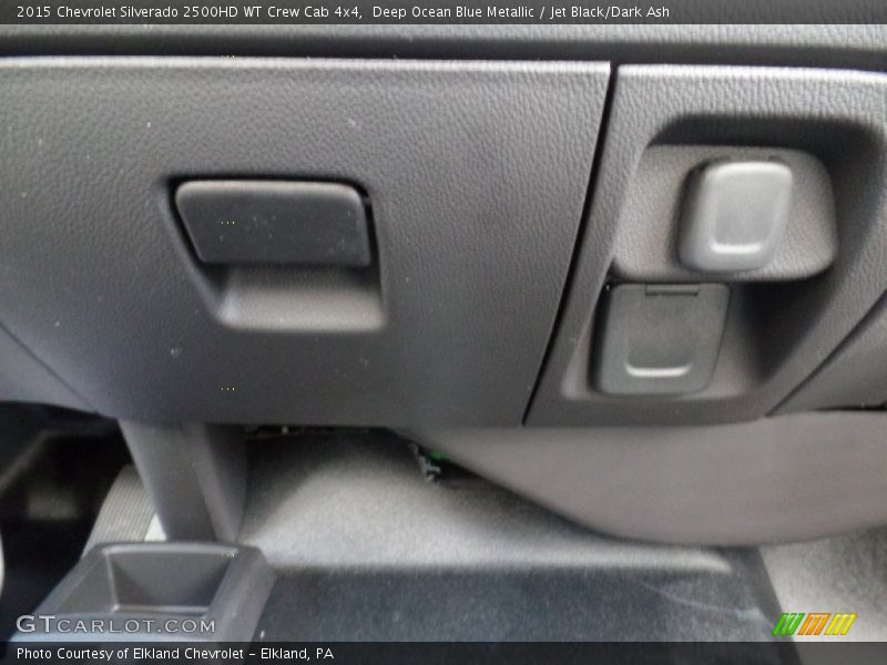 Deep Ocean Blue Metallic / Jet Black/Dark Ash 2015 Chevrolet Silverado 2500HD WT Crew Cab 4x4
