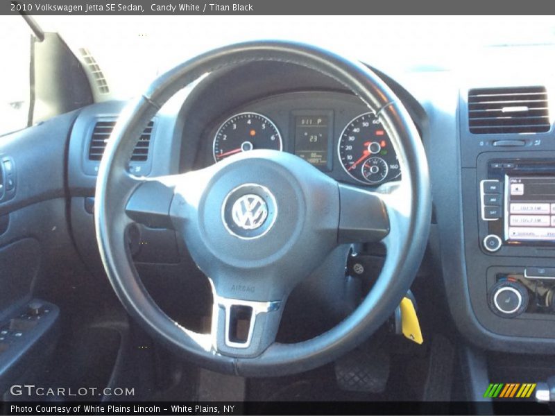 Candy White / Titan Black 2010 Volkswagen Jetta SE Sedan