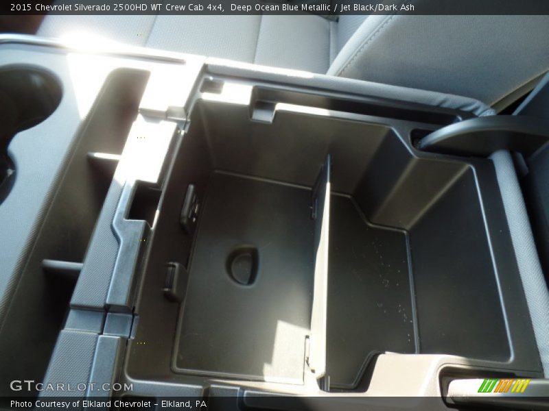 Deep Ocean Blue Metallic / Jet Black/Dark Ash 2015 Chevrolet Silverado 2500HD WT Crew Cab 4x4