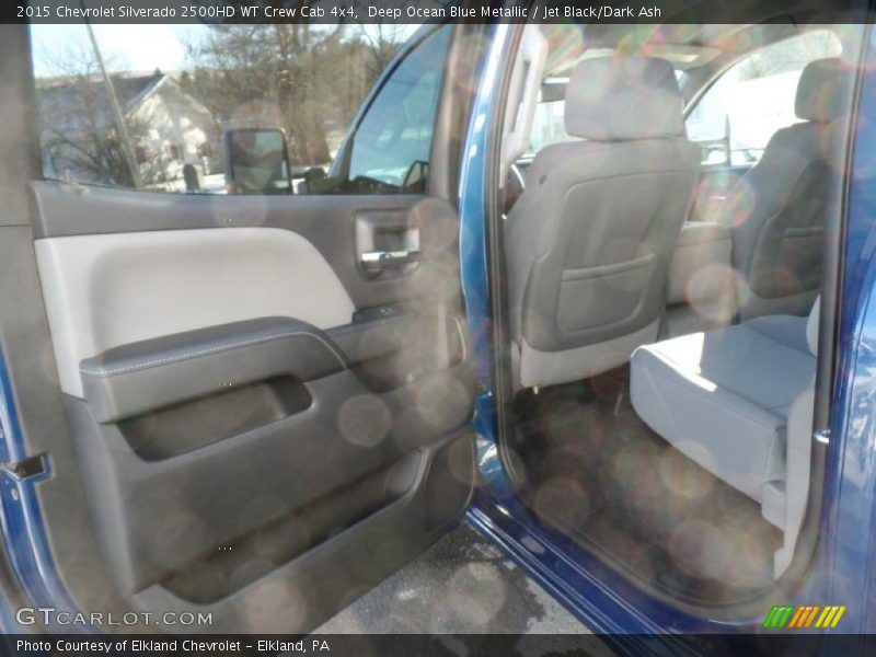 Deep Ocean Blue Metallic / Jet Black/Dark Ash 2015 Chevrolet Silverado 2500HD WT Crew Cab 4x4