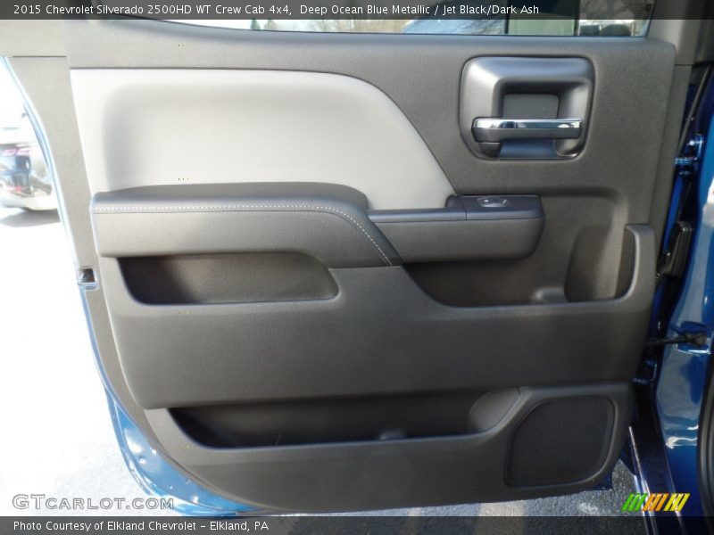 Deep Ocean Blue Metallic / Jet Black/Dark Ash 2015 Chevrolet Silverado 2500HD WT Crew Cab 4x4