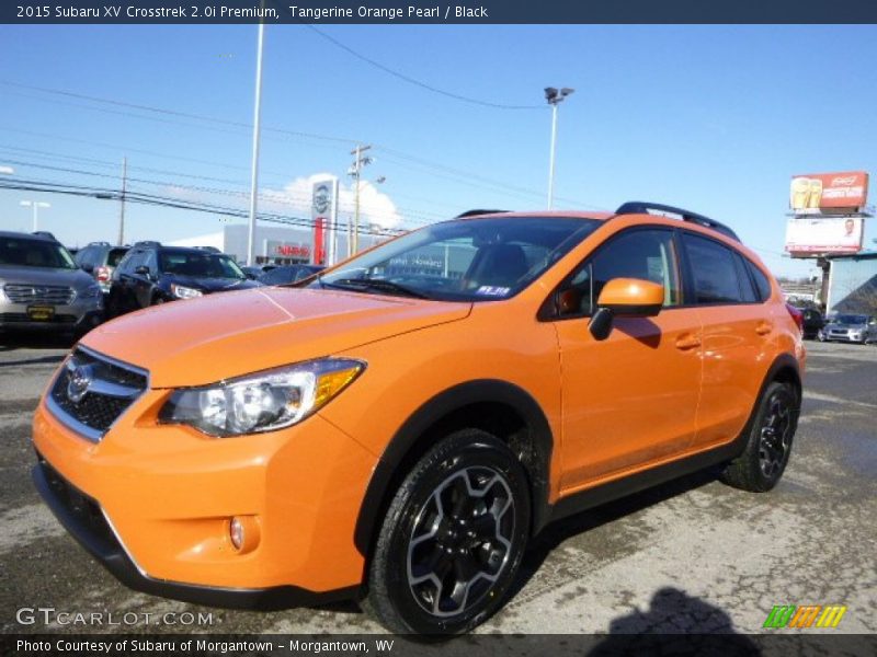 Tangerine Orange Pearl / Black 2015 Subaru XV Crosstrek 2.0i Premium