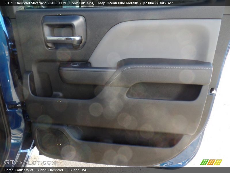 Deep Ocean Blue Metallic / Jet Black/Dark Ash 2015 Chevrolet Silverado 2500HD WT Crew Cab 4x4
