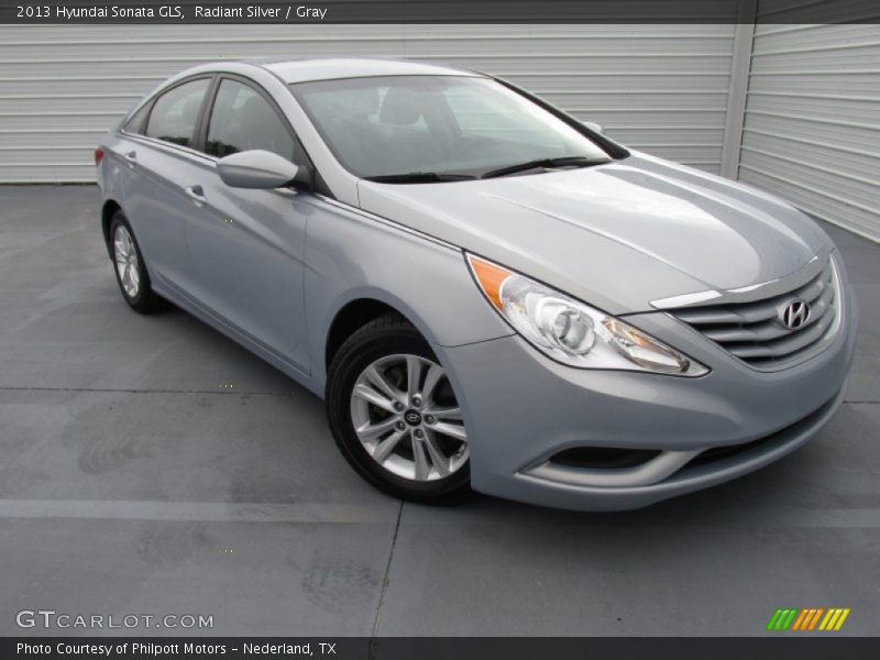 Radiant Silver / Gray 2013 Hyundai Sonata GLS