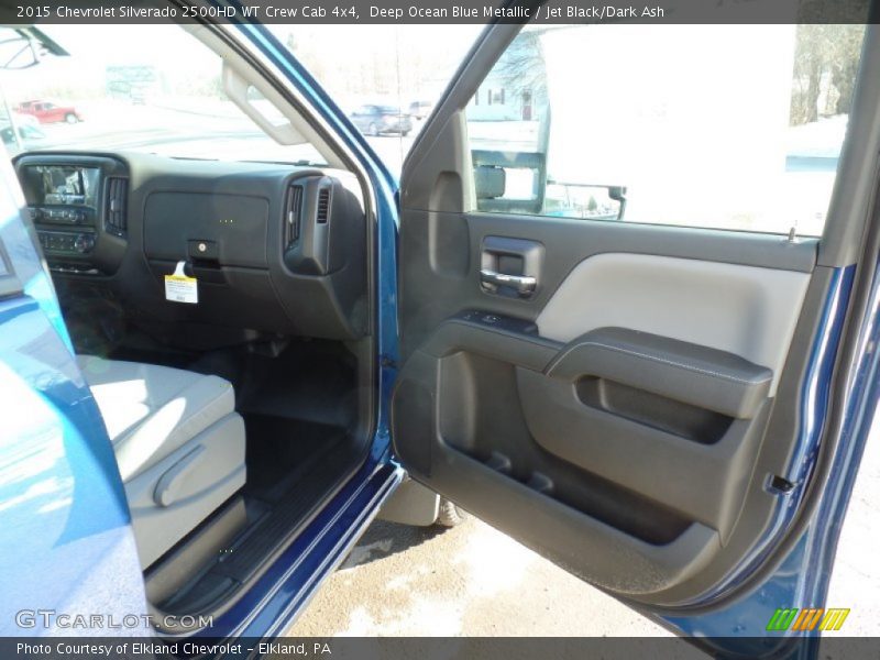 Deep Ocean Blue Metallic / Jet Black/Dark Ash 2015 Chevrolet Silverado 2500HD WT Crew Cab 4x4