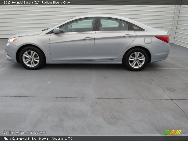 Radiant Silver / Gray 2013 Hyundai Sonata GLS