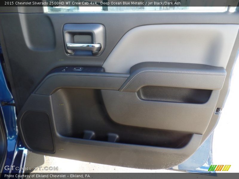 Deep Ocean Blue Metallic / Jet Black/Dark Ash 2015 Chevrolet Silverado 2500HD WT Crew Cab 4x4
