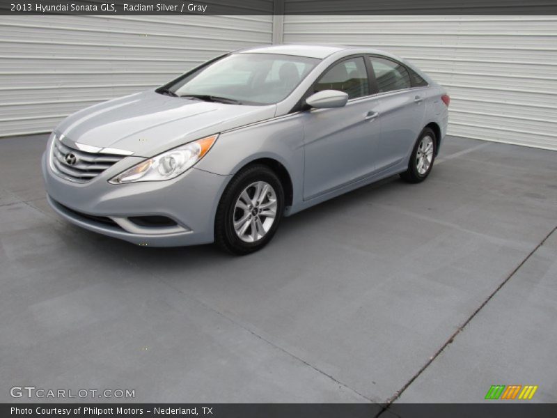 Radiant Silver / Gray 2013 Hyundai Sonata GLS