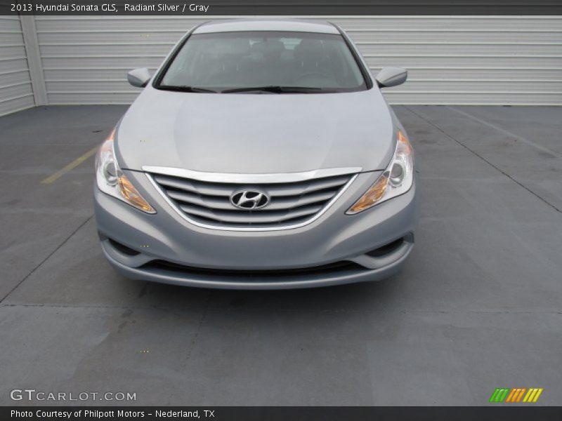 Radiant Silver / Gray 2013 Hyundai Sonata GLS