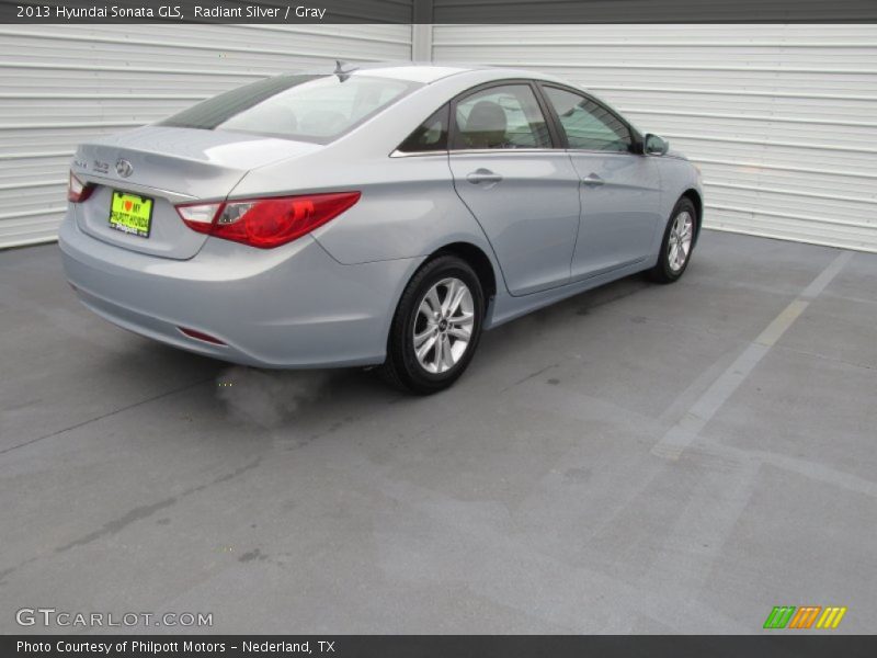 Radiant Silver / Gray 2013 Hyundai Sonata GLS