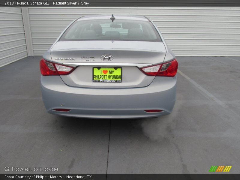 Radiant Silver / Gray 2013 Hyundai Sonata GLS