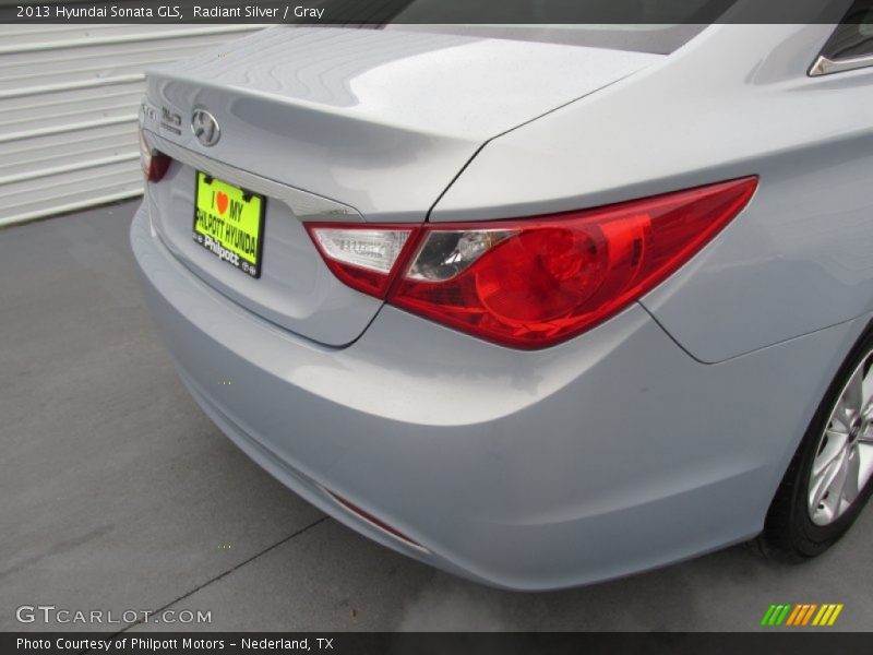 Radiant Silver / Gray 2013 Hyundai Sonata GLS