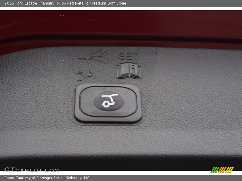 Ruby Red Metallic / Medium Light Stone 2015 Ford Escape Titanium