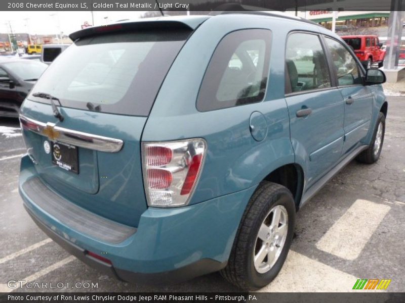 Golden Teal Metallic / Light Gray 2008 Chevrolet Equinox LS