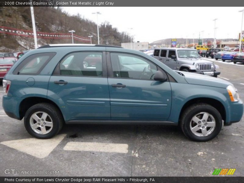 Golden Teal Metallic / Light Gray 2008 Chevrolet Equinox LS