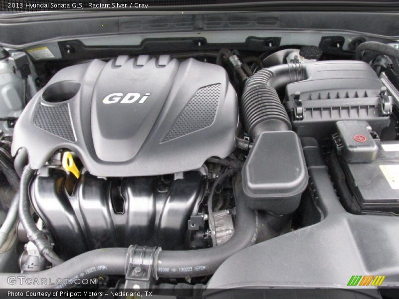 Radiant Silver / Gray 2013 Hyundai Sonata GLS