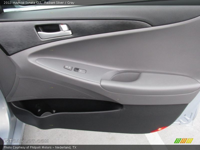 Radiant Silver / Gray 2013 Hyundai Sonata GLS