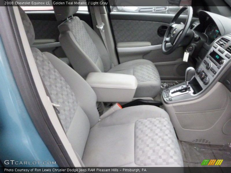 Golden Teal Metallic / Light Gray 2008 Chevrolet Equinox LS
