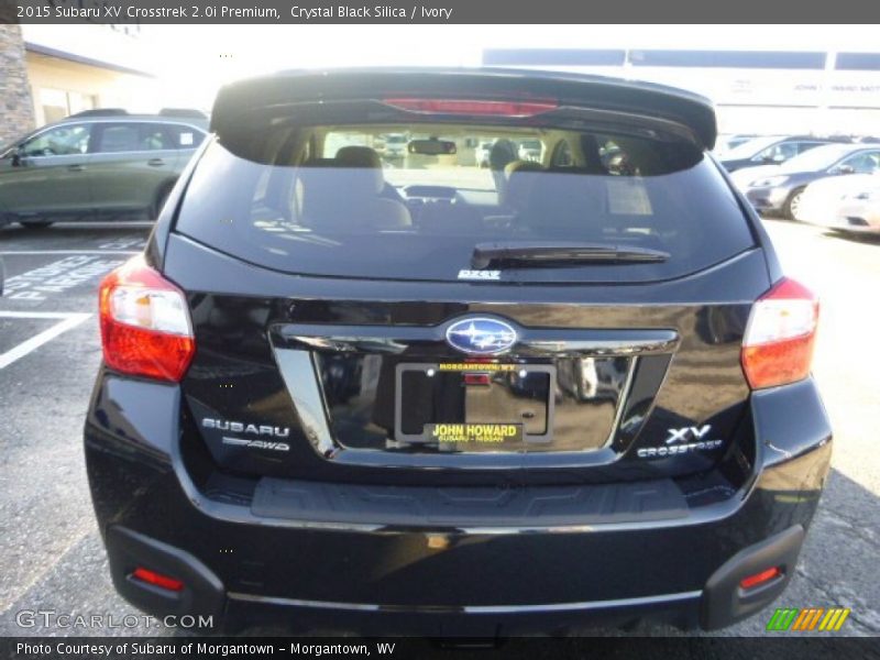 Crystal Black Silica / Ivory 2015 Subaru XV Crosstrek 2.0i Premium