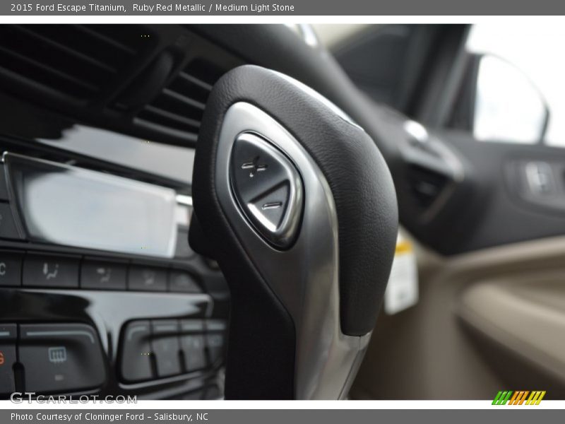 Ruby Red Metallic / Medium Light Stone 2015 Ford Escape Titanium