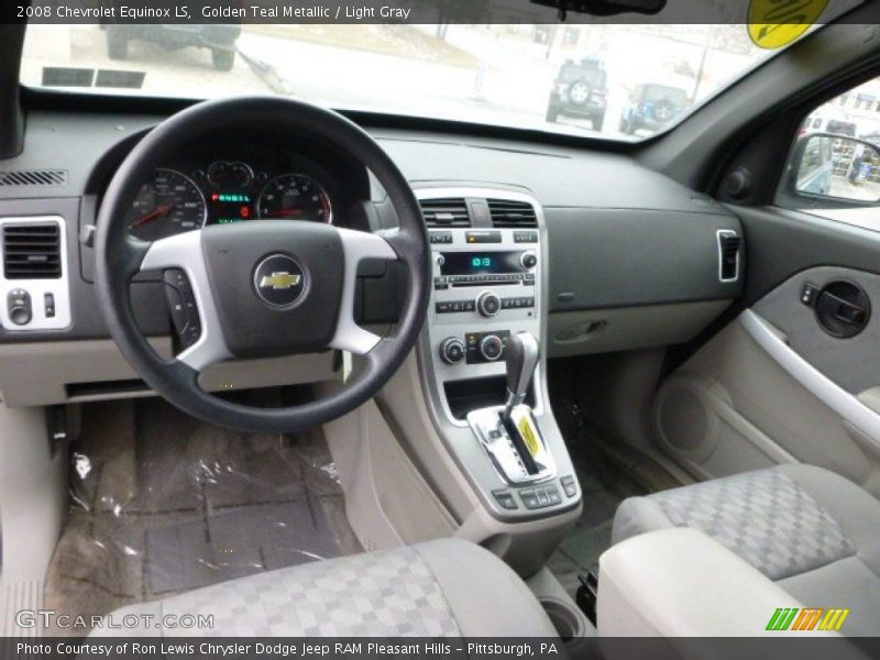Golden Teal Metallic / Light Gray 2008 Chevrolet Equinox LS