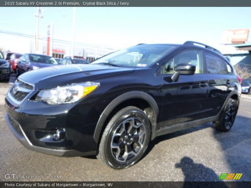Crystal Black Silica / Ivory 2015 Subaru XV Crosstrek 2.0i Premium